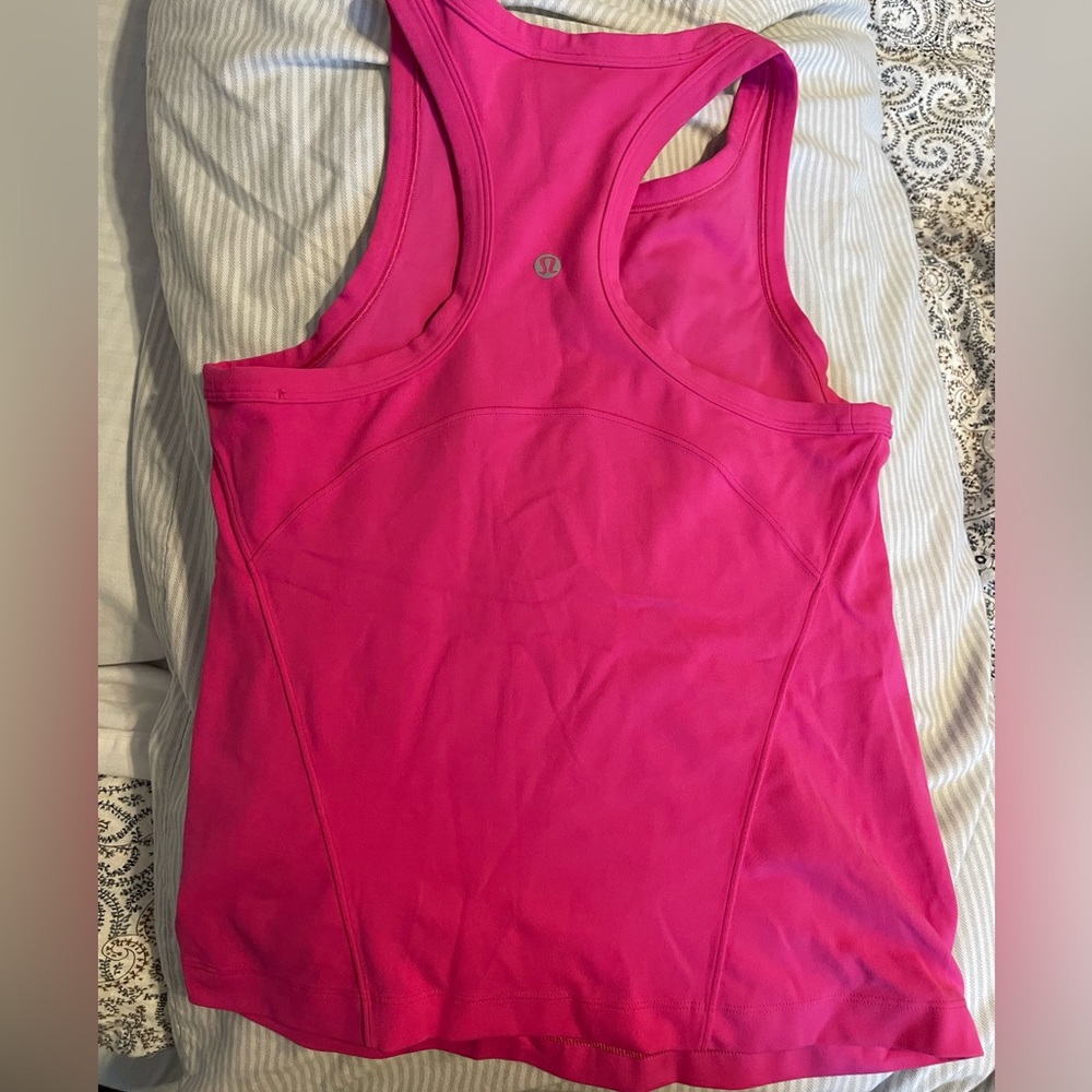 Hot pink Align racerback Tank top